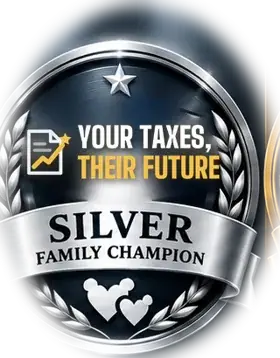 Silver Family Champion medal